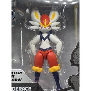Pokemon Select Series 9 Cinderace 6" Articulated Action Figure Jazwares New